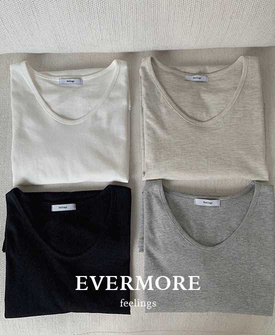 [evermore] 올데이U넥t (4color) *당일출고