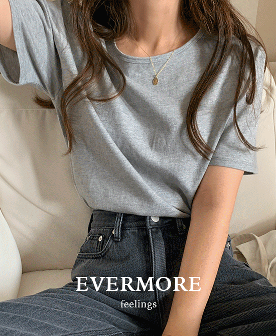 [evermore] 올데이코튼t (5color) *당일출고