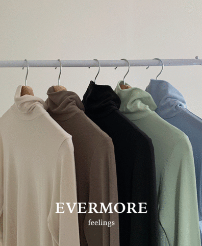 [evermore] 올데이폴라t (5color) *당일출고