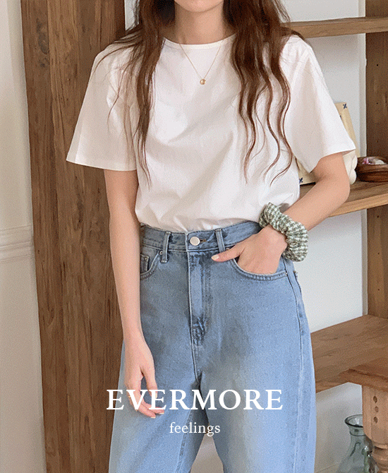 [evermore] 올데이코튼t (5color) - new color! *아이보리-일주일소요